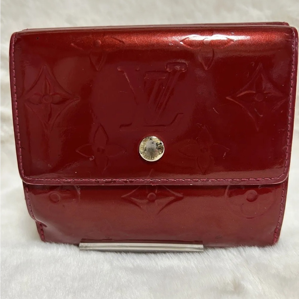 Louis Vuitton Monogram Vernis Porte Monet Bier Wallet